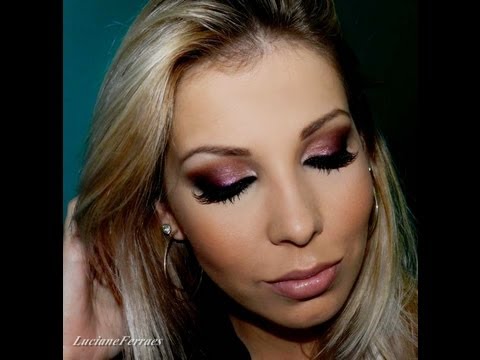 Maquiagem super feminina para a noite, com Lu Ferraes