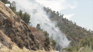 Highway 178 remains closed amid Democrat Fire