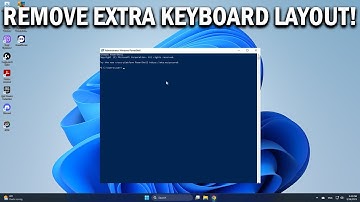 How To Remove the Extra, Unwanted Language Keyboard Layout Taskbar Windows 10  - Easy Fix
