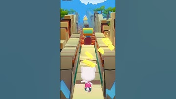 Talking Tom Gold Run Funny Fails Talking Angela Android iOS Gameplay #shorts #shortfeed #talkingtom