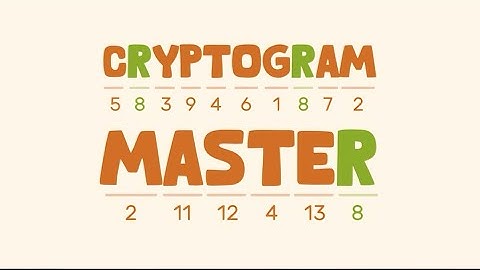 Cryptogram Master (by Oakever Games) IOS Gameplay Video (HD)