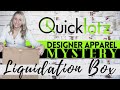 Quicklotz Designer Apparel Mystery Liquidation Box Review: $321 for $2,500 worth of Inventory?