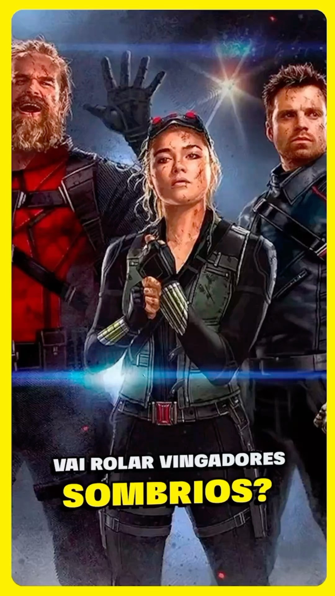 VAI ROLAR O FILME DOS VINGADORES SOMBRIOS?