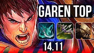 GAREN vs NASUS (TOP) | 11 solo kills, 52k DMG, 17/3/3, Legendary | NA Diamond | 14.11