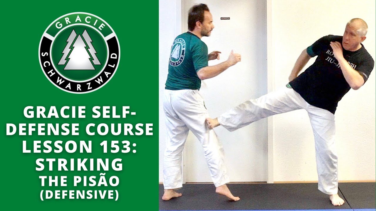 BJJ SelfDefense Course Lesson 153 Striking (The Pisão Defensive