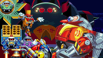 Death Egg Robot in Titanic Monarch zone (VS hard boiled heavies) Sprite animation