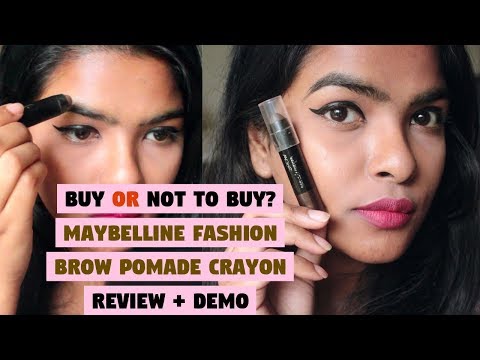 Video: Maybelline New York Fashion Brow Pomade Crayon Pehme Brown Review