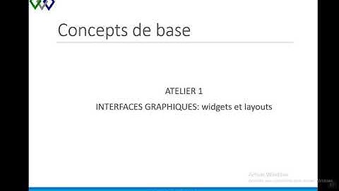 Module 12: Développement des applications Mobiles:  séance du cours du 16 03 2020