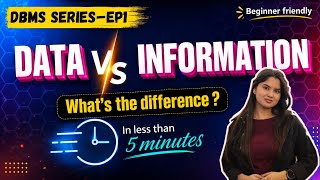 Before Learning SQL, Understand THIS! | What is Data| For beginners | Episode 1
