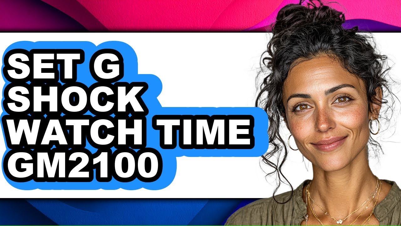 How to Set G Shock Watch Time Gm2100 (updated)
