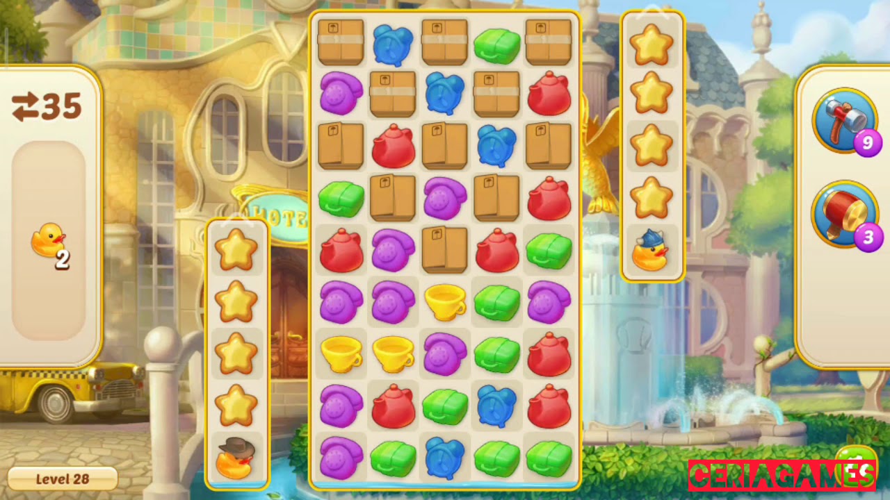Family Hotel Romantic match 3 Level 28 NO BOOSTERS YouTube