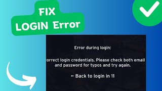 How to Fix Error During login Error in The Bazaar