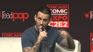 CM Punk Q&A panel at C2E2