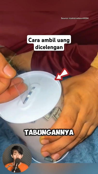 Trik bobol celengan sendiri dirumah 🗿 #shorts #tips
