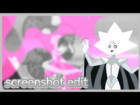 ⚪WHITE DIAMOND AU⚪: screenshot edit | speedpaint | Steven Quartz