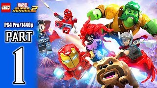 Sømil Præferencebehandling Sommetider LEGO Marvel Super Heroes 2 Walkthrough PART 1 (PS4 Pro) No Commentary @  1440p HD ✓ - YouTube