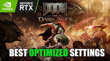Best Optimized Graphics Settings for DOOM : The Dark Ages - 9800X3D / RTX 3090 60 FPS +