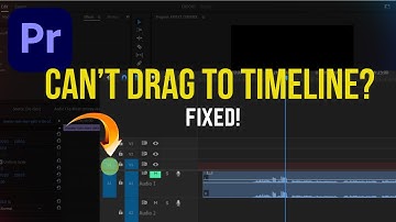 Can’t Drag Video to Timeline in Premiere Pro? FIX IT FAST!