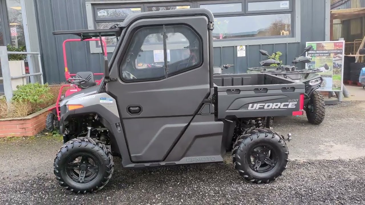 A tour of a CFMOTO UFORCE 600 UTV with full cab
