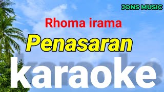 PENASARAN || RHOMA IRAMA || KARAOKE DANGDUT