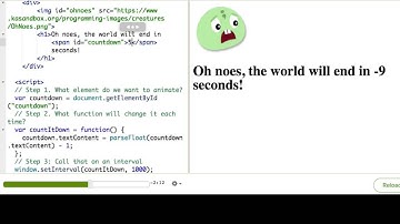 Animating DOM with setInterval (Video Version)