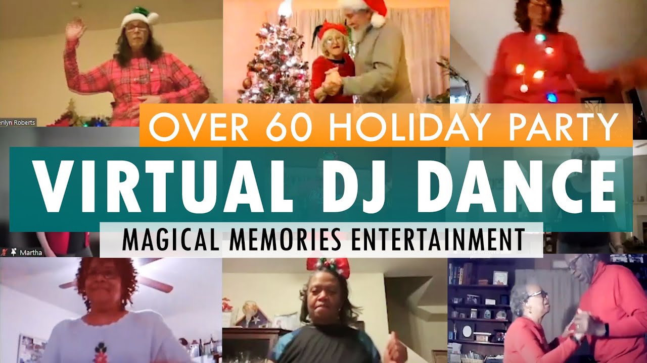 Virtual DJ Dance Party on Zoom with DJ_Burchard  for a Active Over 60 Holiday Party