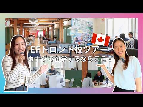 【EFトロント校ツアー】カナダ留学のリアルな学校ツアー｜教室・ラウンジ・アクティビティを大公開！