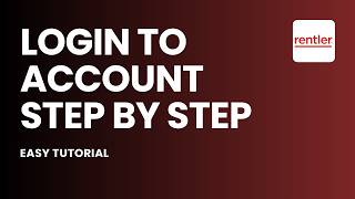 How to Login to Rentler Account Step by Step