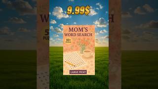 Relaxing Word Search for Moms 💐 | Large Print Brain Game for Stress Relief