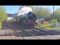 LNER Peppercorn Class A1 Number 60163 Named "Tornado" Steaming through Sherburn In Elmet At Speed