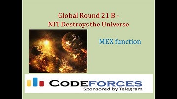 Codeforces Global Round 21 Problem B: NIT Destroys the Universe