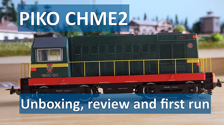 Piko 52430: CHME2 diesel locomotive - SZD livery of T435 / BR 107 - Unboxing, review and first run