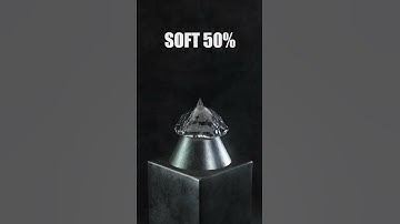 0% vs 100% ball vs cone soft body simulation #blender