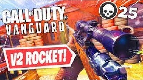 my first game of PS5 vanguard I dropped a V2 rocket