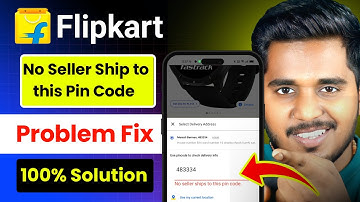 Flipkart Pincode Problem | No Seller Ships To This Pincode | Flipkart Pincode Problem Solved 🔧✅