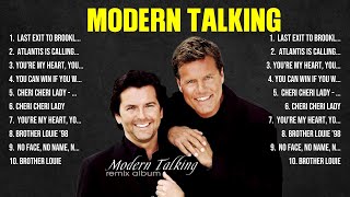 Modern Talking Greatest Hits 2024   Pop Music Mix   Top 10 Hits Of All Time