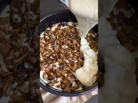 Заливной пирог на кефире#еда #food #recipe #рецепт