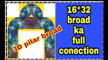 How to make pixel 3D 16*32 pilar broad full conection Pixel LED 16*32 pilar broad full conection