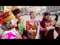 Русский народный ансамбль на масленицу  в Латвии