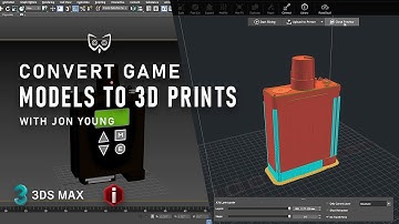 Converting Game Models to 3D Prints Using 3ds Max Tutorial