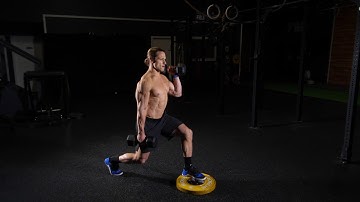DB Mixed Rack Suitcase Front Foot Elevated Split Squat