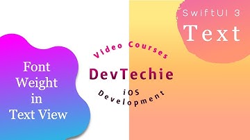SwiftUI 3: FontWeight modifier in Text View