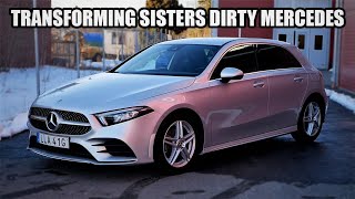 Surprising my Sister&#39;s Filthy Car with a 3 Day Full Detail - Deep Cleaning Dirty Mercedes AMG