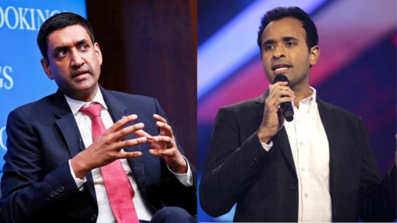 Epic Showdown: Ro Khanna vs. Vivek Ramaswamy Debate in New Hampshire ...
