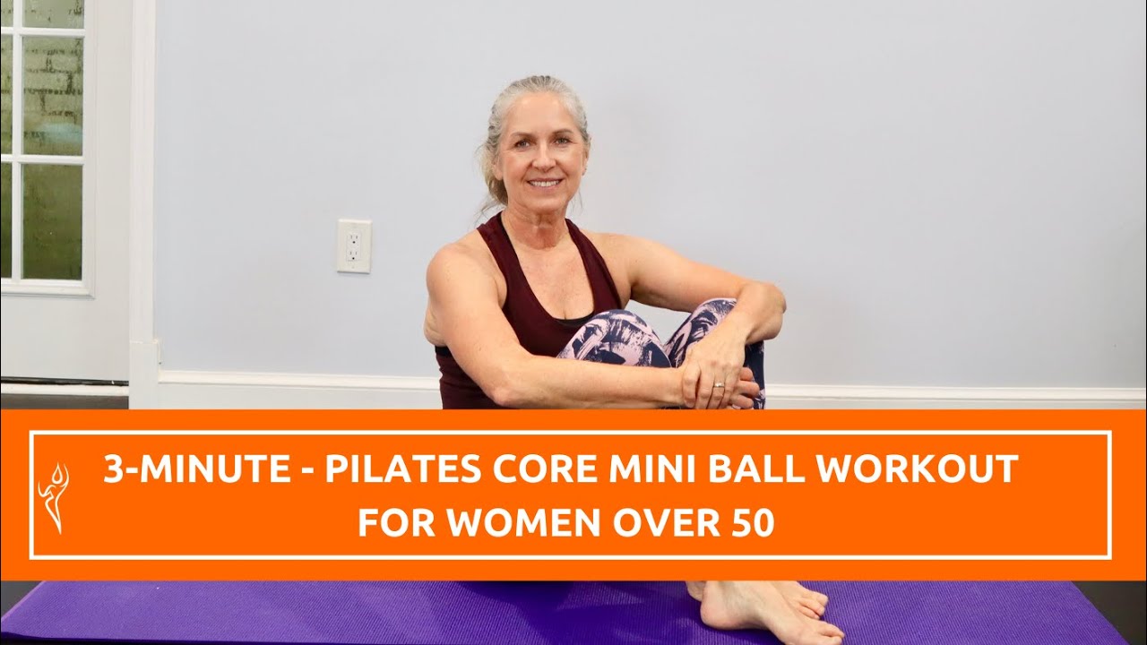 3 Minute Core Mini Ball Workout For Women Over 50 - YouTube