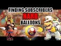 Finding My Subscribers Balloons in Bowser's Kingdom: Luigi's Balloon World