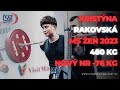 Kristýna Rakovská - mistrovství světa žen v klasickém silovém trojboji 2023