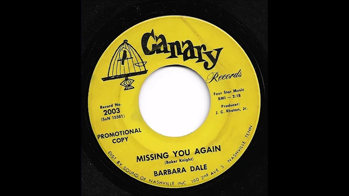 Barbara Dale - Missing You Again