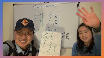 Mongolian Script  (Монгол бичиг/Mongol bichig): Vowel Harmony 02