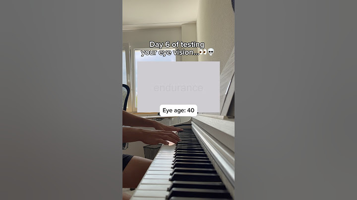 Squint those Eyes 👀 (day 6 Eye Vision Test) #vision #eyes #fyp #piano #day6
